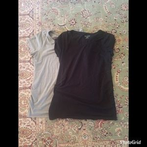 1 Grey 1 Black Maternity T-Shirts